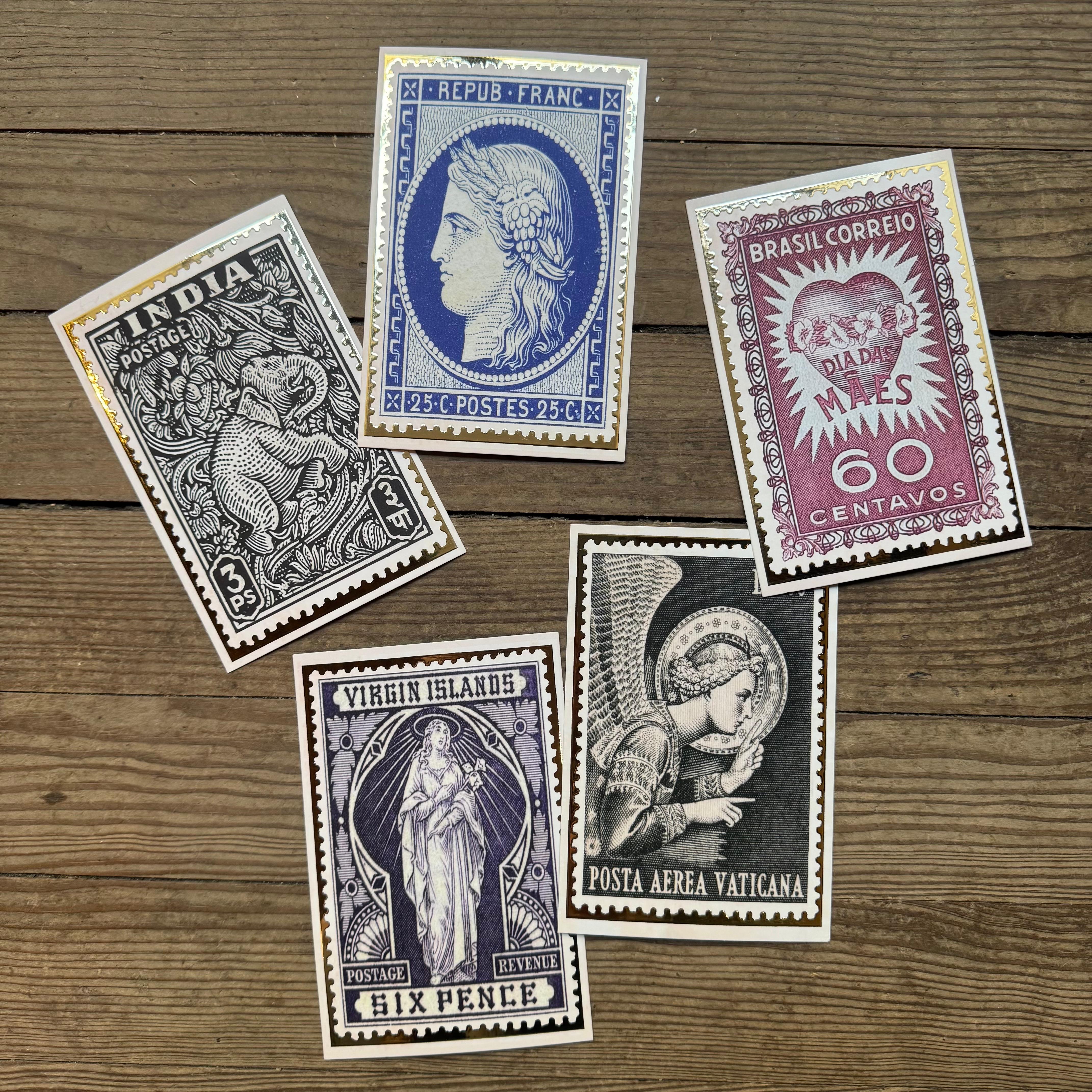 Carte postale inspirée d'un ancien timbre français – BONNESOEURS