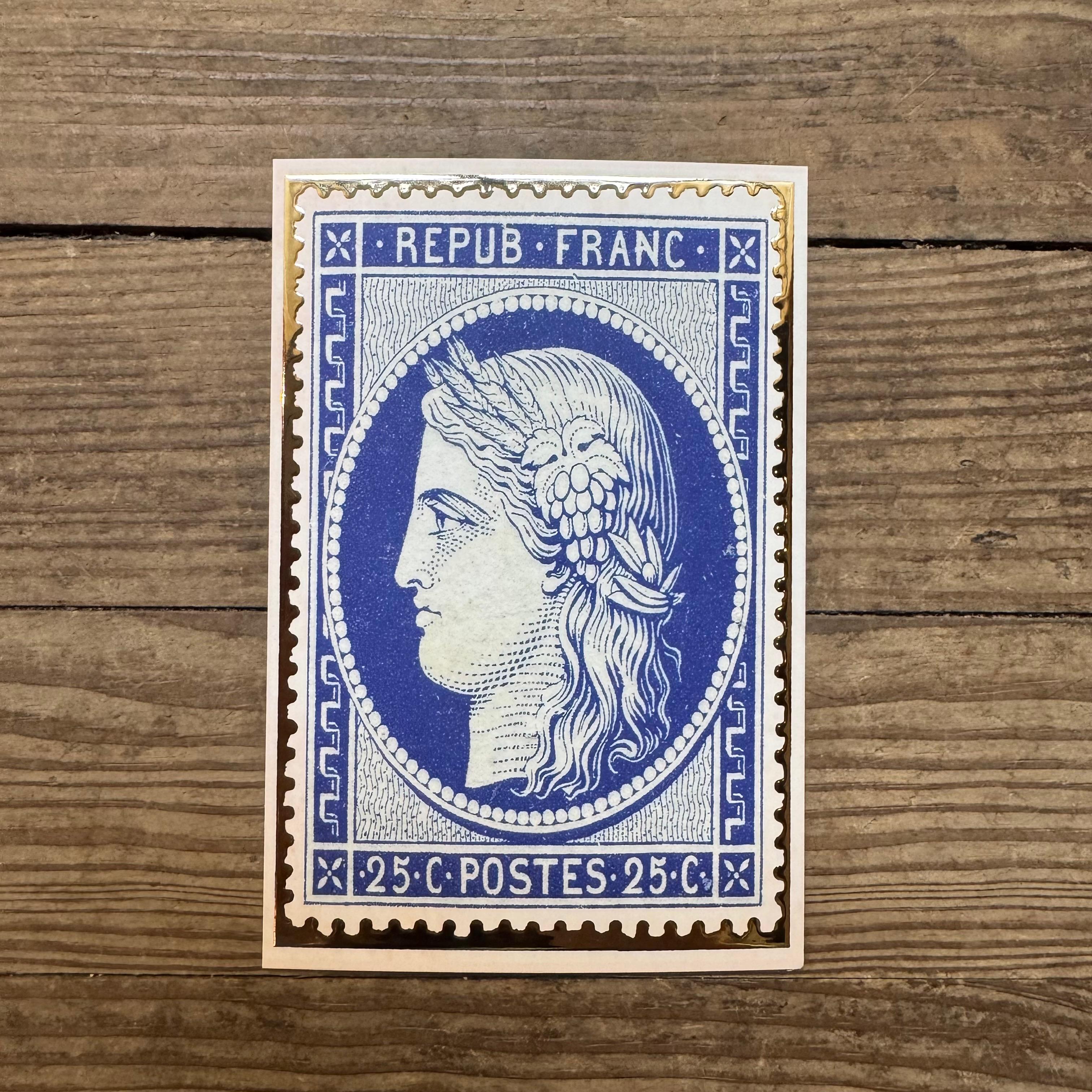Carte postale inspirée d'un ancien timbre français – BONNESOEURS
