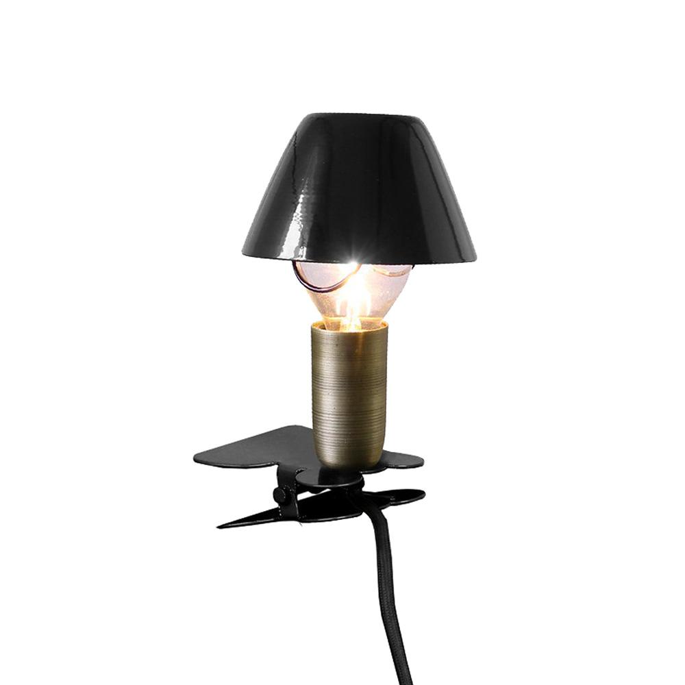 Small clip lamp – Black – BONNESOEURS